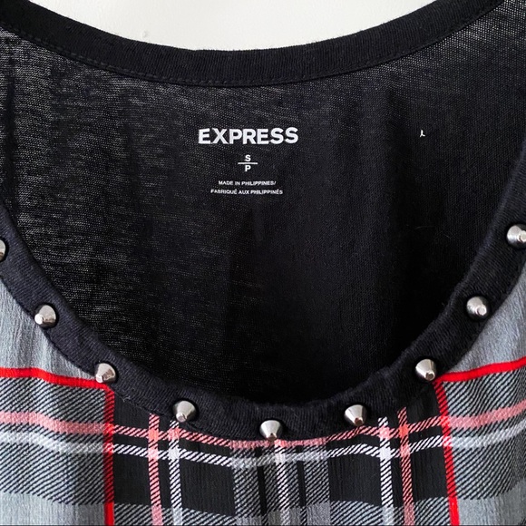 Plaid sheer tank - Picture 3 of 4